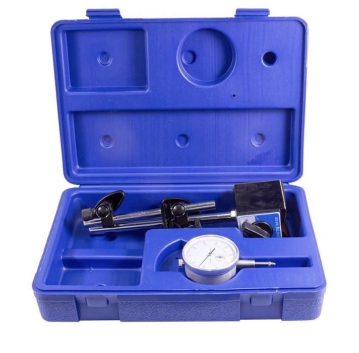 Индикаторен часовник 0-10мм циферблатен с магнитна стойка