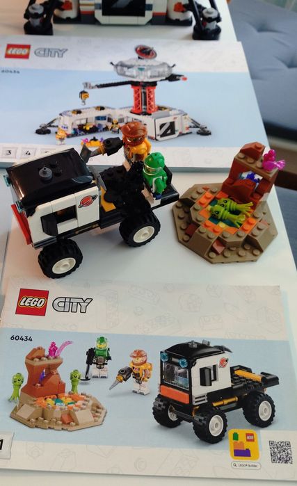 3 seturi Lego City Space 60432, 60434, 60439