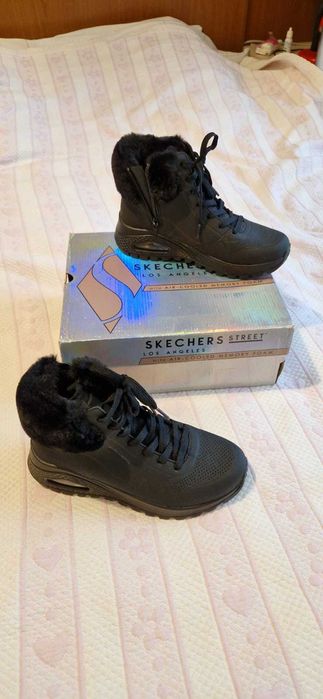 Ghete Skechers Uno Rugged NOI, nepurtate, 38