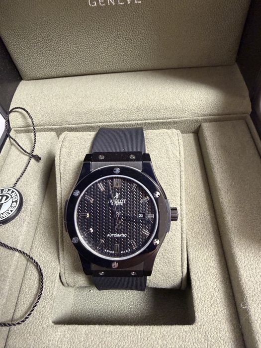 Ceas Hublot Geneve Collection 42mm automatic/Black/Full box