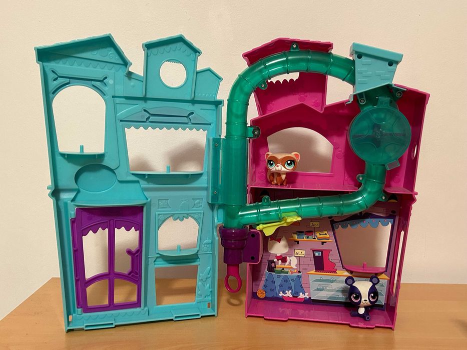 Set casa Littlest Pet Shop  + 2 bucati LPS originali