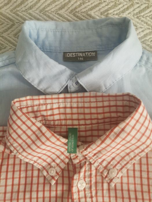 Lot cămașa Benetton,10 ani,140