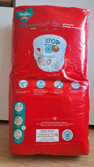 Pampers pants 7- 56бр., 17+ кг.