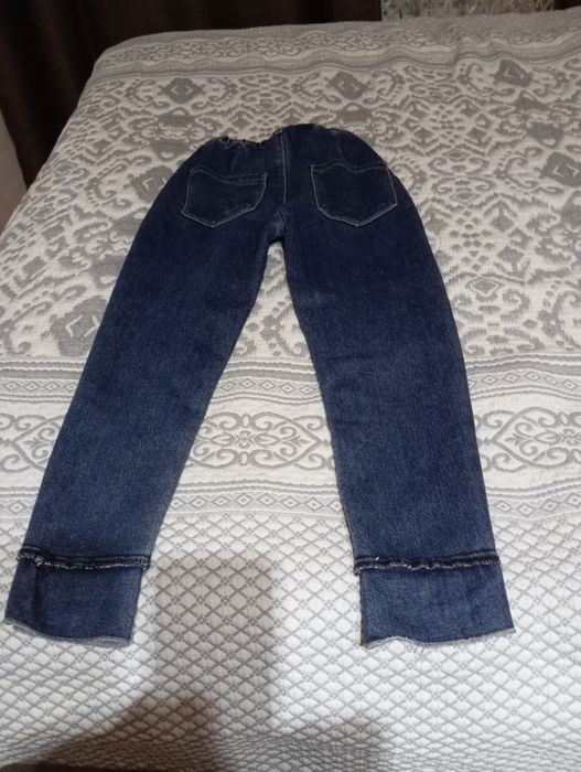 Джинсы с начёсом для девочек.