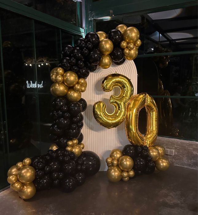 Aranjament de baloane ( botez, nunta, zi onomastica )