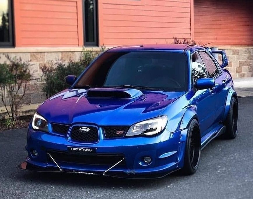 Решетки в передний бампер STI Subaru Impreza GDB Лиса