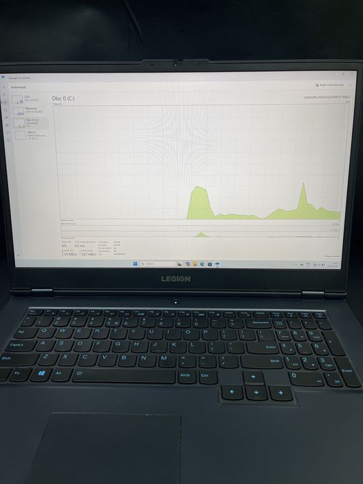 Laptop Lenovo Legion 5 17ITH6 / i5-11400H /256GB SSD /16GB RAM #50409