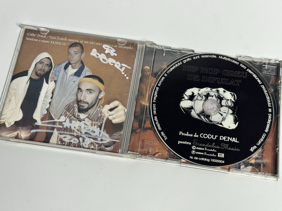 CD album Codu Penal - Hip hop greu de difuzat Ordoreanu • OLX.ro