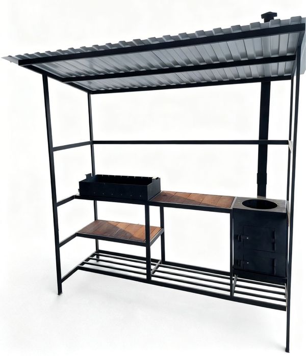 Мангал с печкой.