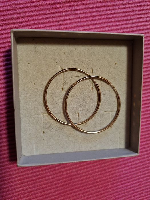 Cercei creole din aur 375/9k