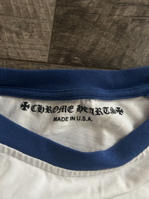 bluza chrome hearts albastra