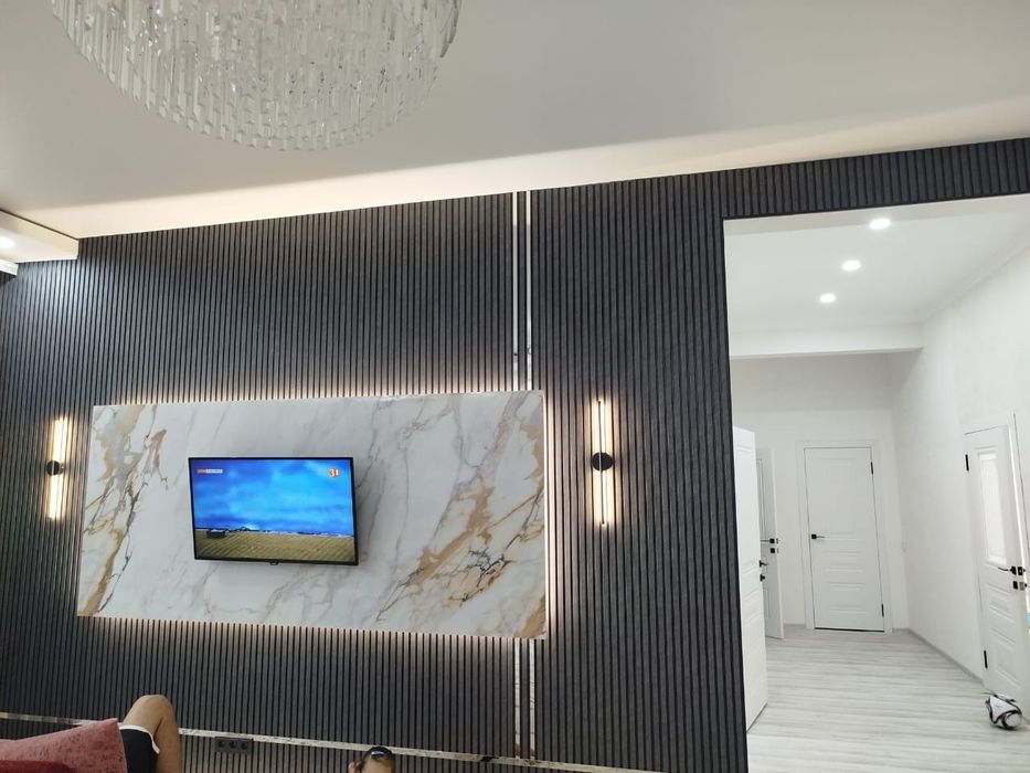 Поклейка обоев. Обой жабыстырамыз