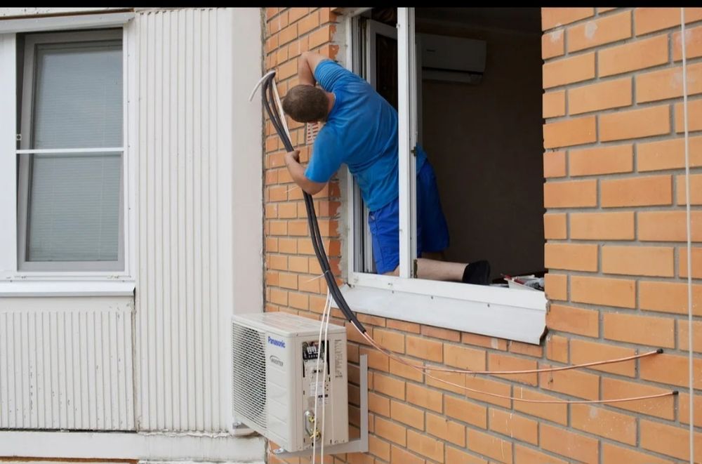 Установка кондиционера