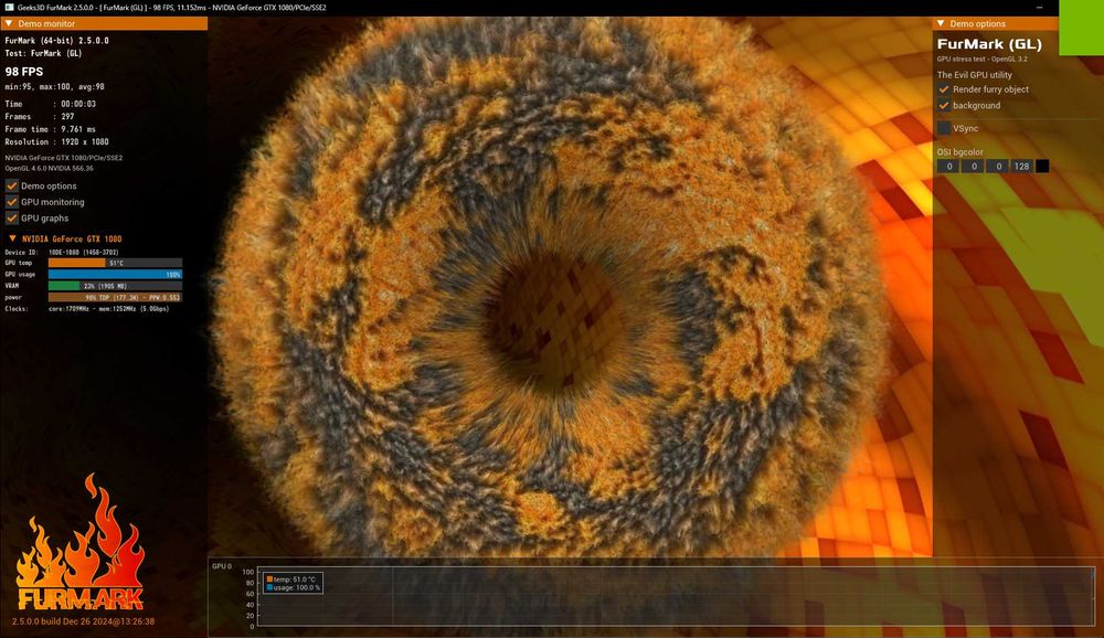 Видео карта GTX 1080