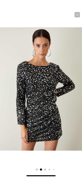 Бляскава къса рокля