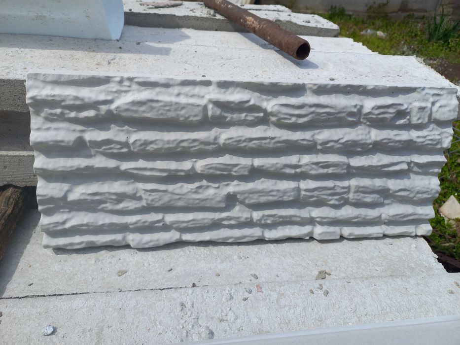 Placi decorative ipsos și beton 3d