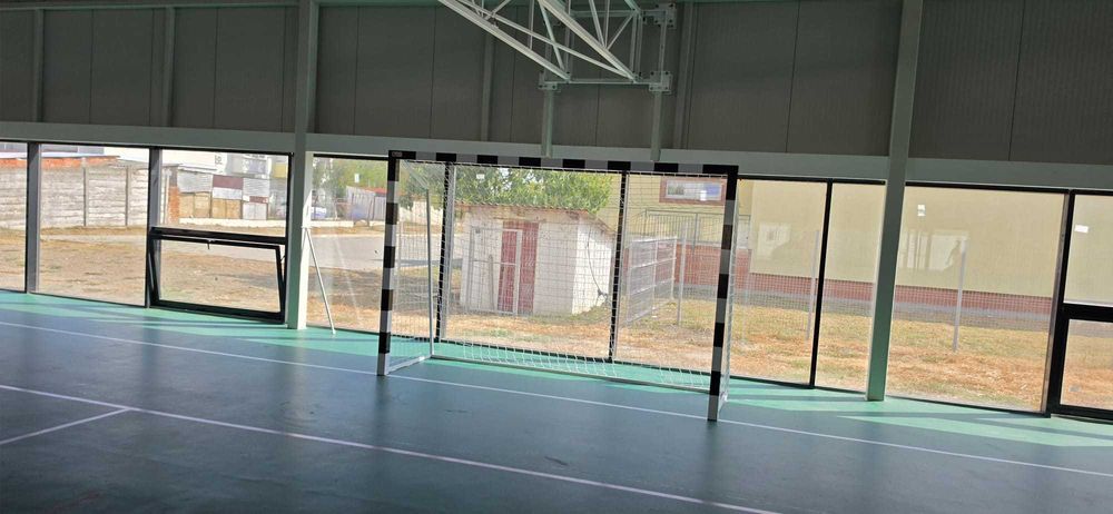 Porți Handbal 3x2 m - Lemn Pătrat 80x80 mm