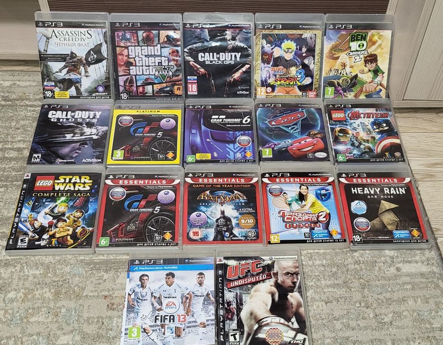 Диски Sony playstation 3