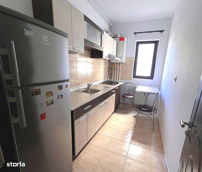 Garsoniera de inchiriat | Sisesti | 36 mp + balcon 6 mp | Parter