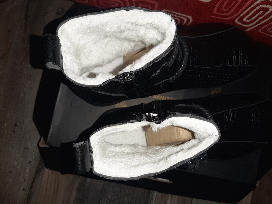 Ghete până la glezna îmblanite mărimea 38