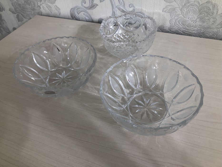 Хрустальные салатники