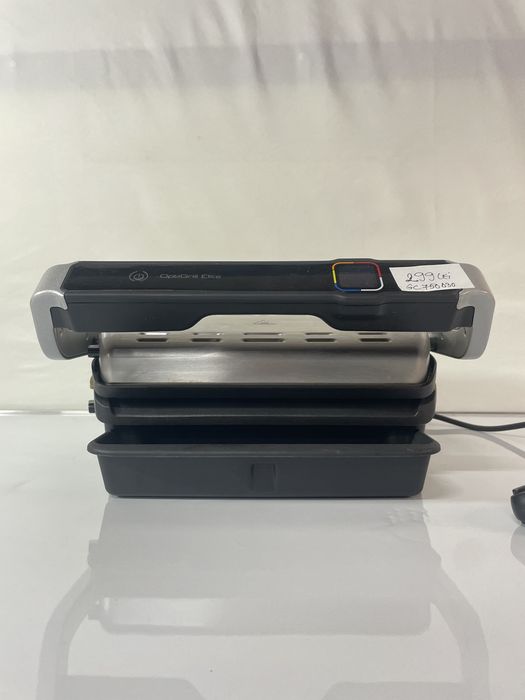 Gratar electric Tefal OptiGrill Elite GC750D30, 2000 W, 12 programe automate