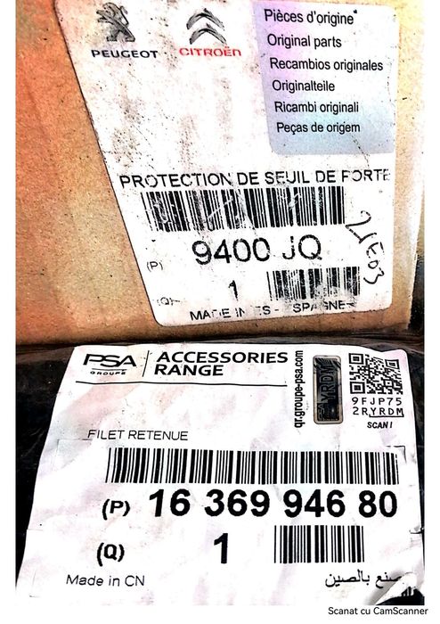 Plasă retenție bagaje Peugeot SUV 3008