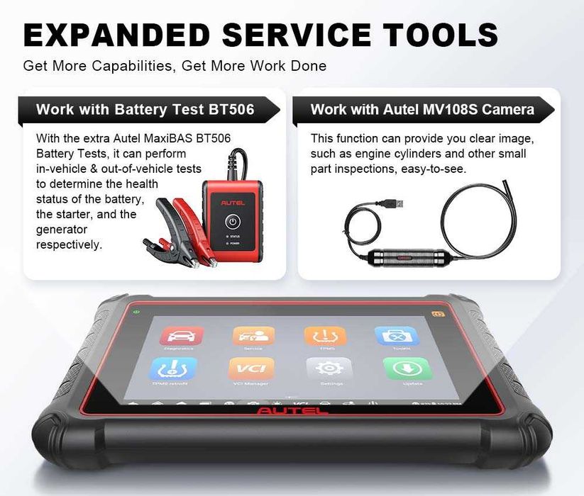 Autel MaxiCOM MK900-TS BT, Tester auto Multimarca Profesional TPMS