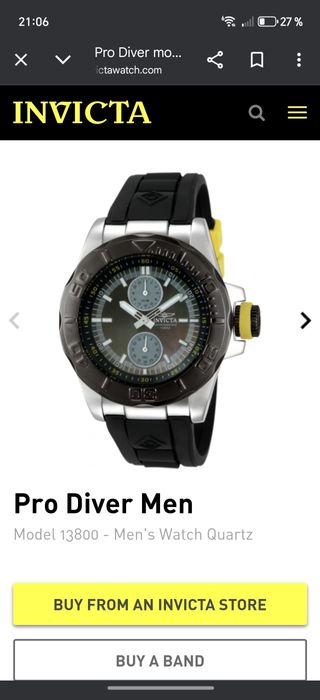 Vând Invicta Pro Diver, cutie + acte, purtat o singură dată.