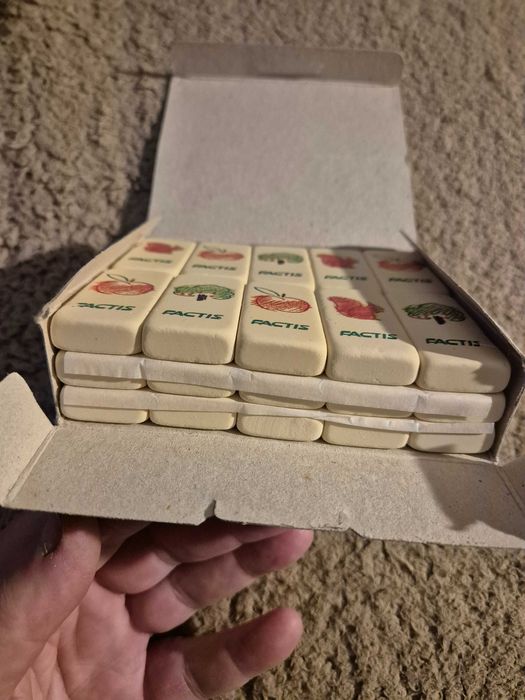 Radiere (gume) FACTIS Natura, 3 cutii a cate 30 gume, Spania