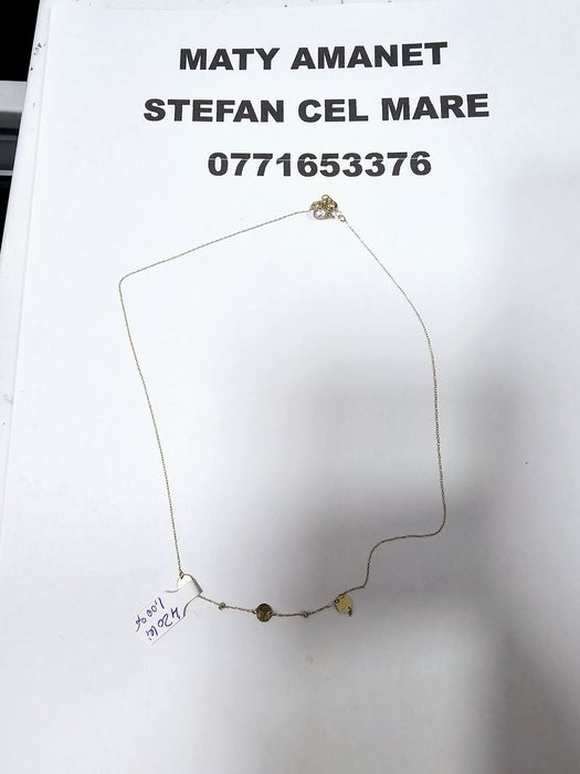 Vand lantisor din aur 14 k 1 g cod 567