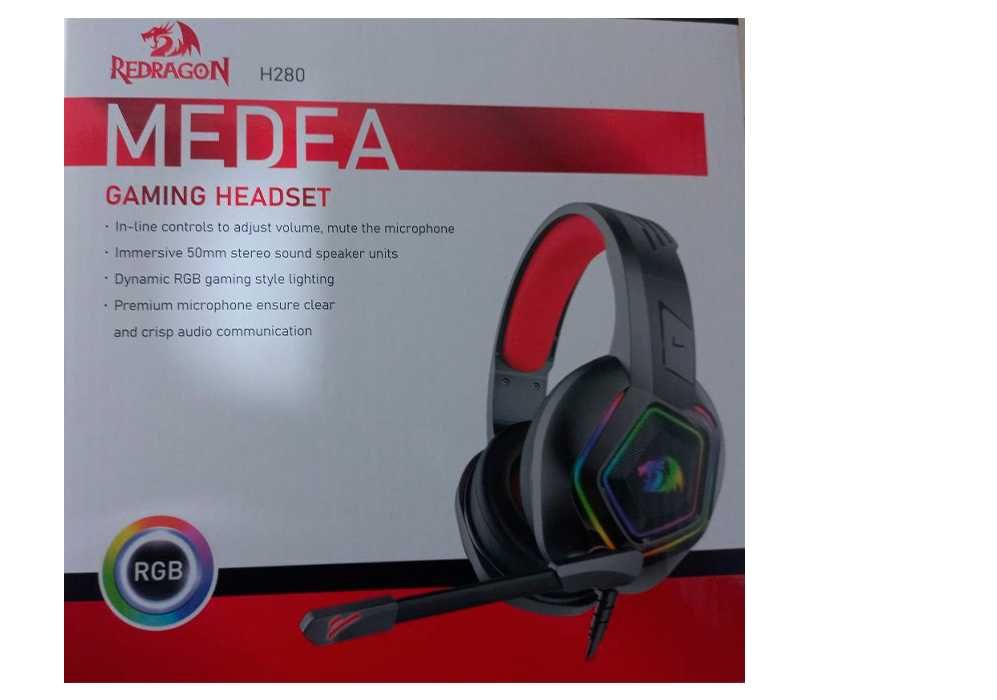 Игровые наушники REDRAGON MEDEA H280 RGB оригинал