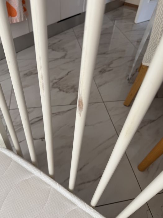 Бебешко креватче IKEA GULLIVER 60x120 бяло