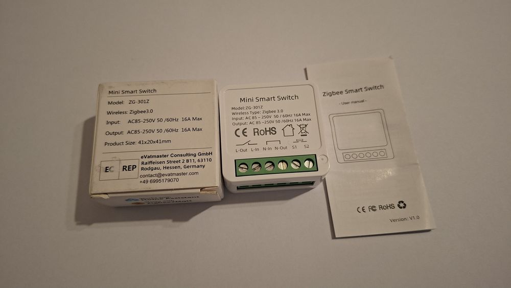 14 relee Zigbee Tuya