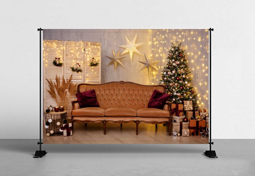 Fundal Foto Textil - Personalizat - Tematica Craciun 2025