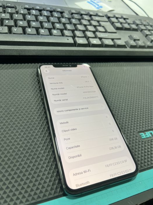 iPhone 11 Pro Max 256GB Green 100% Baterie X XS 12 13 14 15 16 Samsung