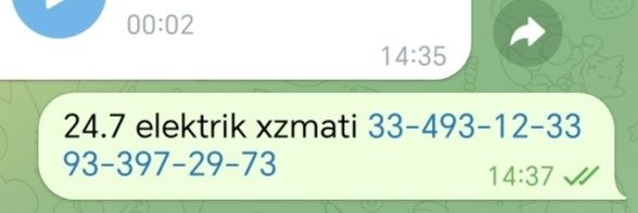 Elektrik xzmati 24.7