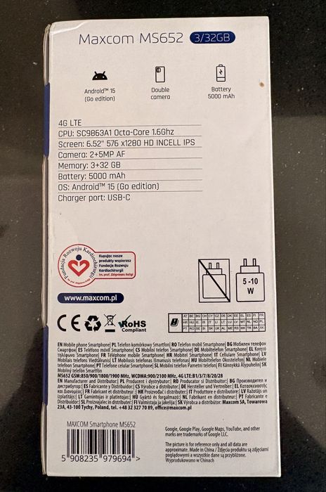 Telefon Maxcom MS652