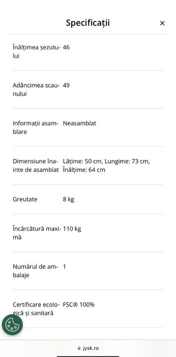 Fotoliu / scaun tapitat