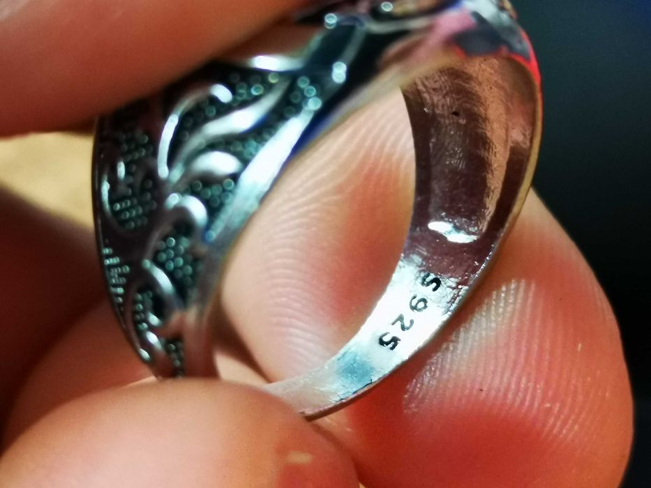 Сребърен пръстен рицарски стил. Страхотна изработка. Нов! Имам размери