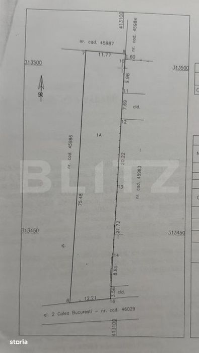 Teren intravilan, 890 mp, zona Exterior Sud