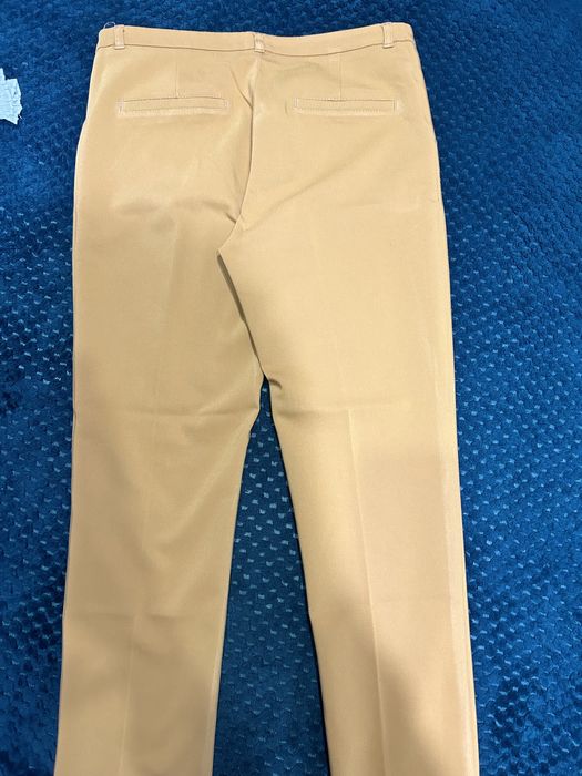 Pantaloni dama - galben mustar