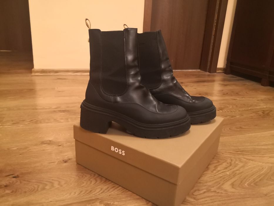 Boss боти естествена кожа