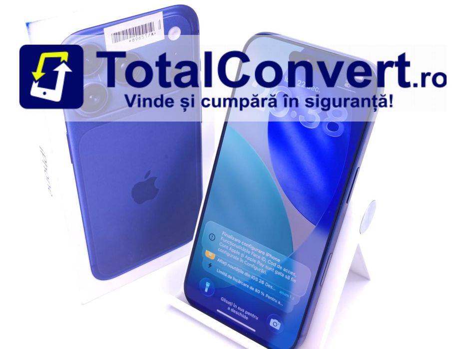 Apple Iphone 17 Pro 256GB Deep Blue 12GB, Garantie 24 luni | #D89651