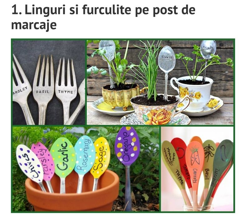 Linguri și lingurițe pentru Craft
