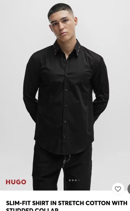Cămașă HUGO Negru