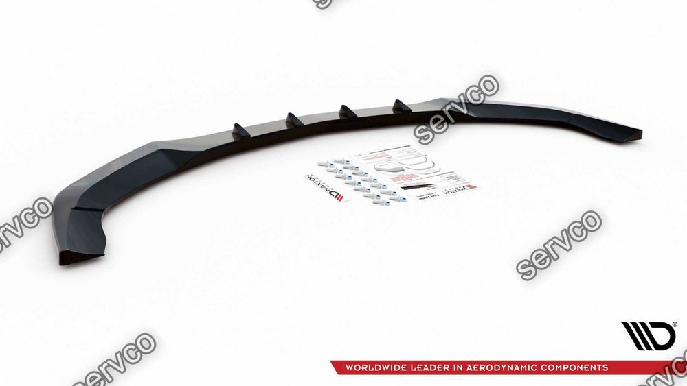 Prelungire splitter bara fata Mercedes E Class W 212 Facelift AMG-Line Sedan 2012-2016 v4 - Maxton Design