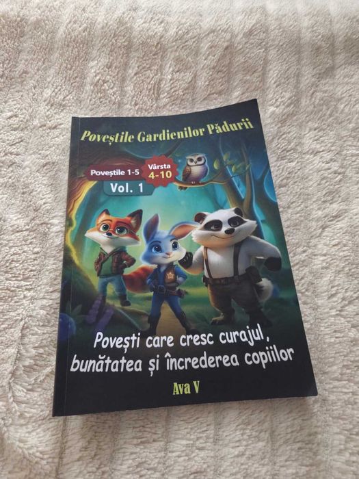 Carte pt copii "Poveștile Gardienilor Pădurii" 4-10 ani