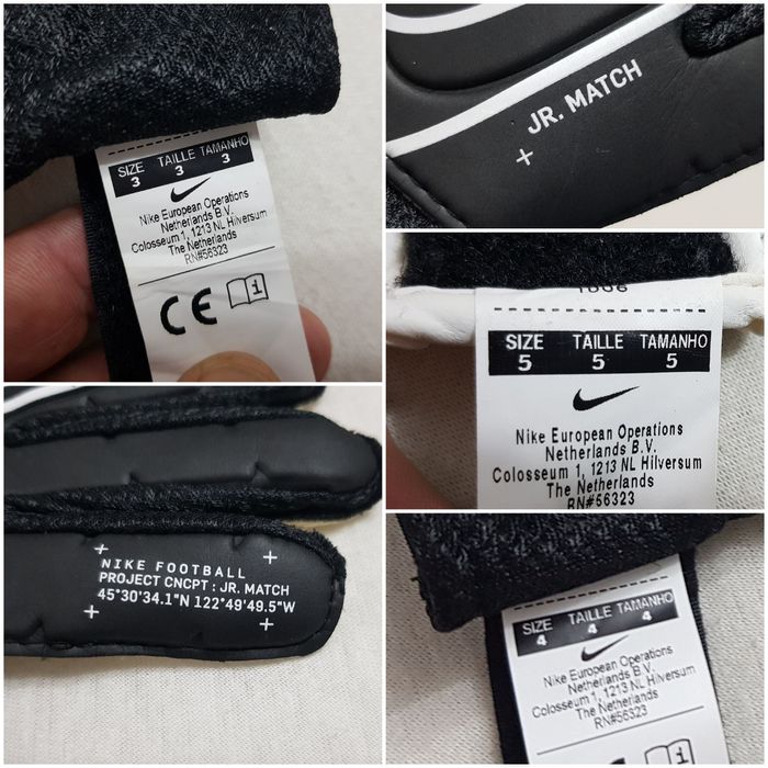 Mănuși portar Nike Match JR, performance, mărimea 3, 4 și 5, unisex