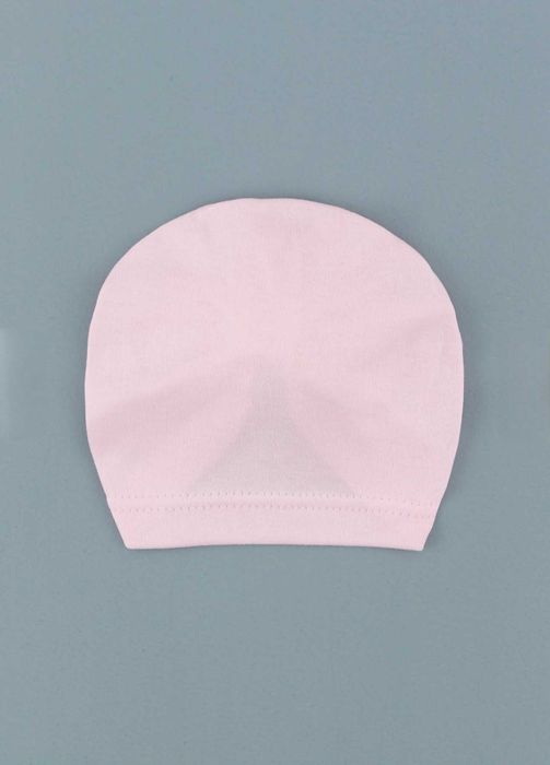 Бебешка шапка със зайче, Розов Цвят